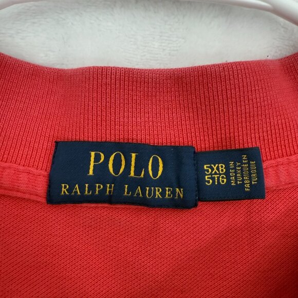 Polo Ralph Lauren Polo Shirt Mens 5XB Big Red Knit Pony Preppy Casual - Picture 4 of 9